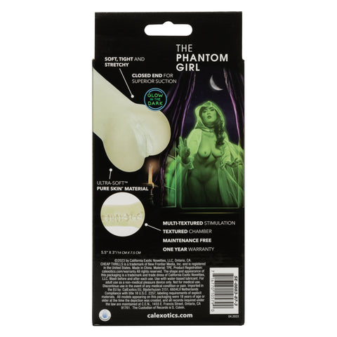 Cheap Thrills The Phantom Girl Glow in the Dark Male Masturbator Soft Life-Like Material Strokers - Fantasy