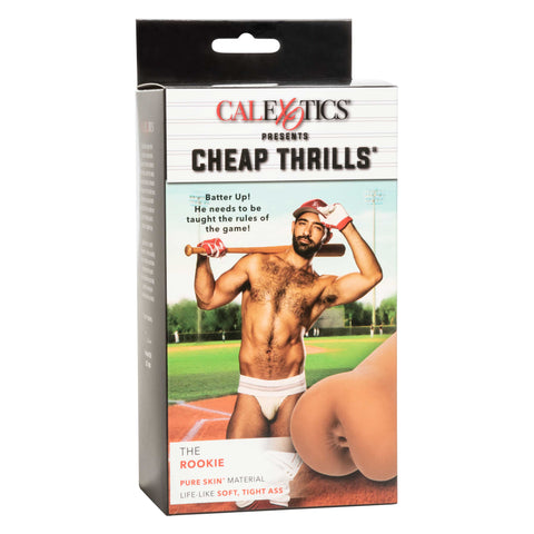 Cheap Thrills The Rookie Compact Flesh Tone Stroker 5.5 Inch with Multi-Textured Chamber and Closed-End Design Strokers - Manual