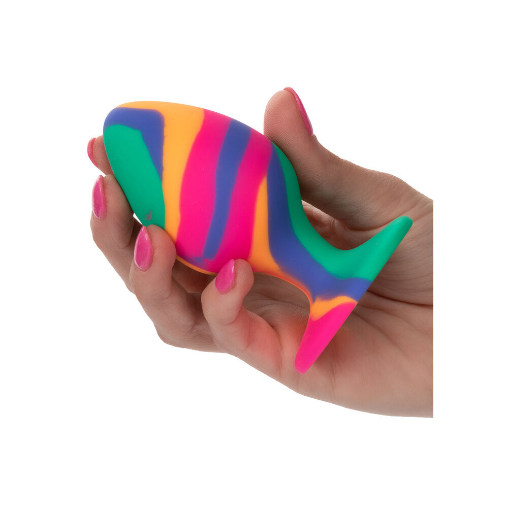 Cheeky Large Tie Dye – Vibrant Large Butt Plug 3.5 Inch > Anal Range > Butt Plugs
