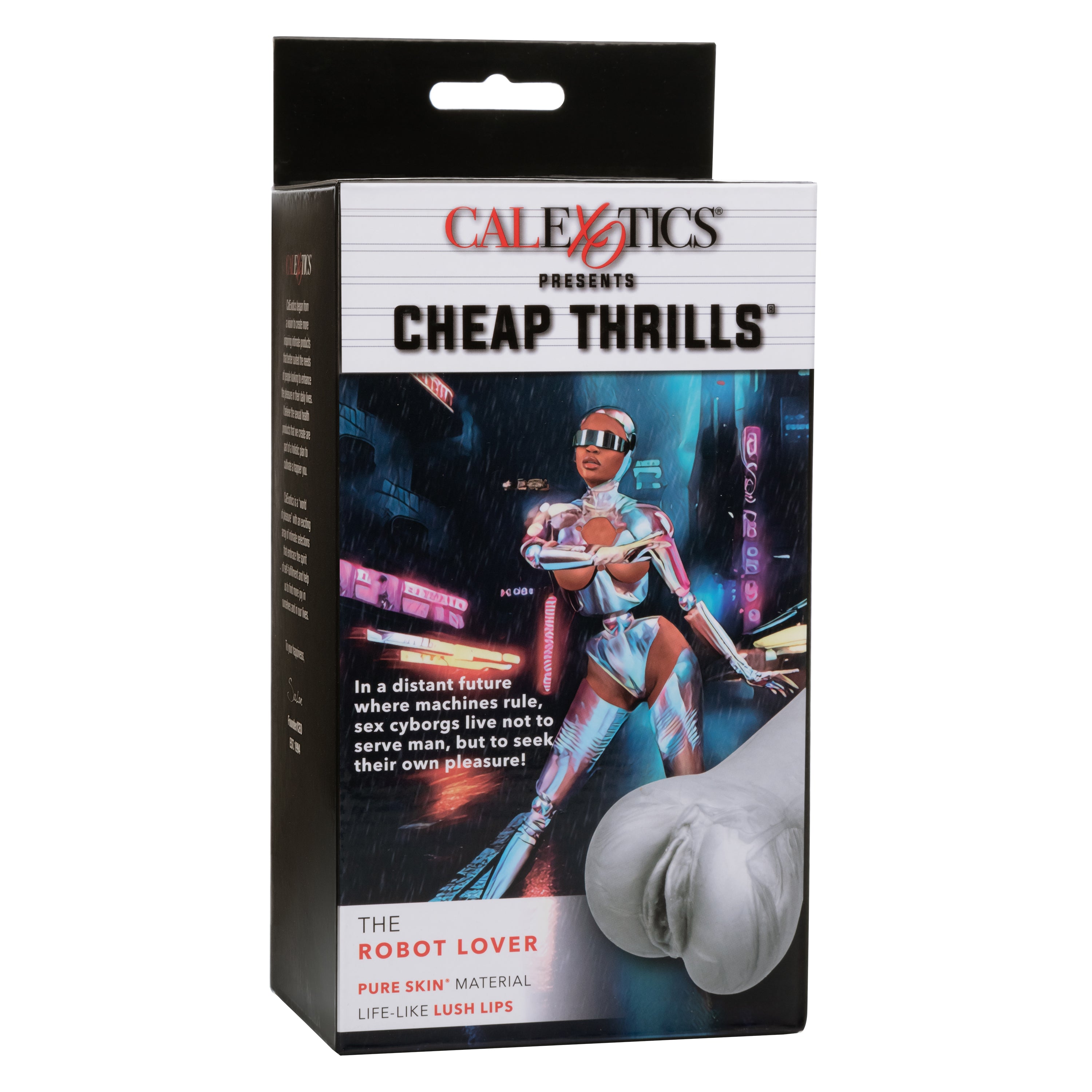 Cheap Thrills The Robot Lover Realistic Gray Masturbator with Pure Skin Material and Textured Interior Strokers - Fantasy