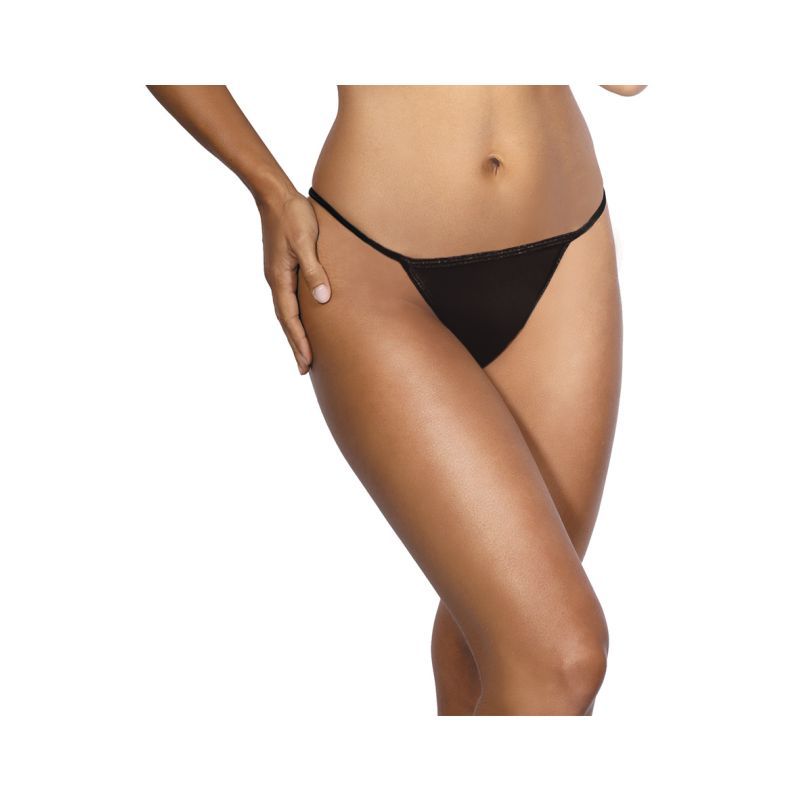 Classic Black G-String Lingerie for Elegant Seduction Panties