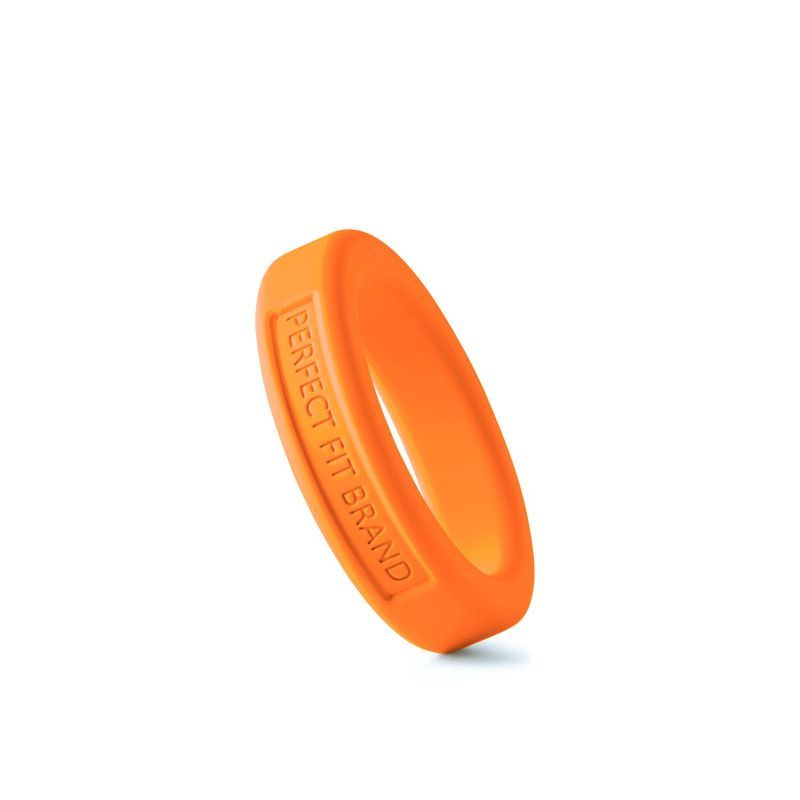 Classic Silicone Medium Stretch Penis Ring 36mm Orange > Cock Ring > Single Main image