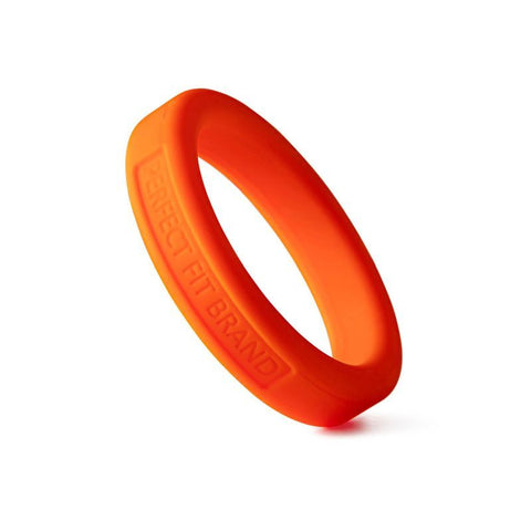 Classic Silicone Medium Stretch Penis Ring 44mm Orange COCK RINGS