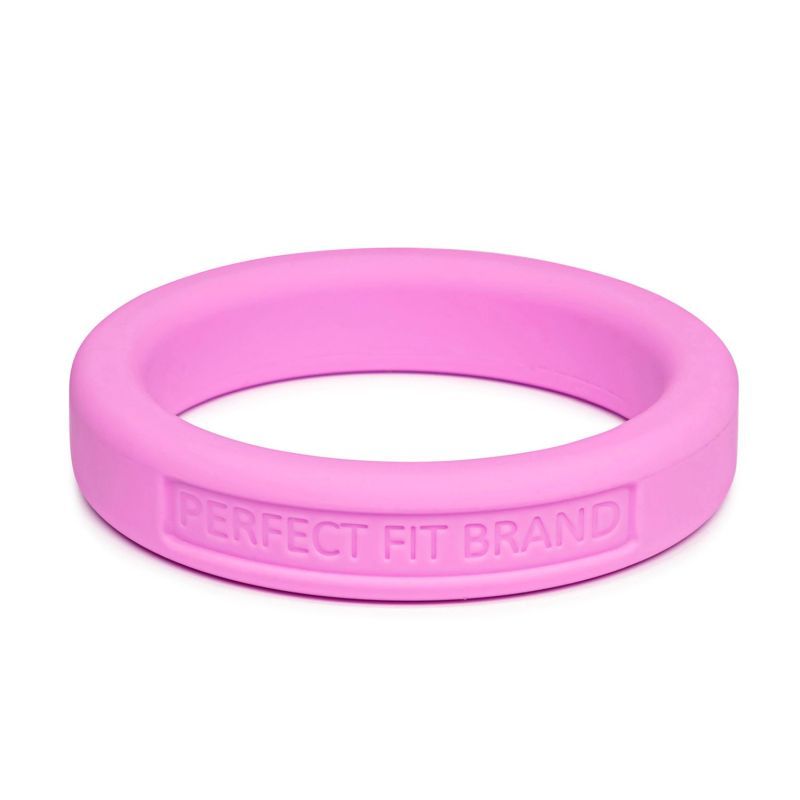 Classic Silicone Medium Stretch Penis Ring 44mm Pink Secondary image