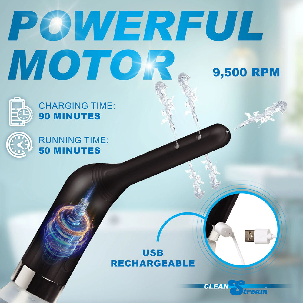 CleanStream Automatic Enema Set USB Rechargeable Douche 350 ml Capacity Douches