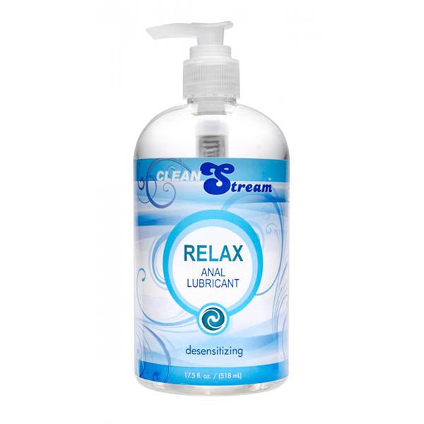 CleanStream Relax Anal Lubricant 518ml Desensitising Pump Bottle > Lube > Anal Main image