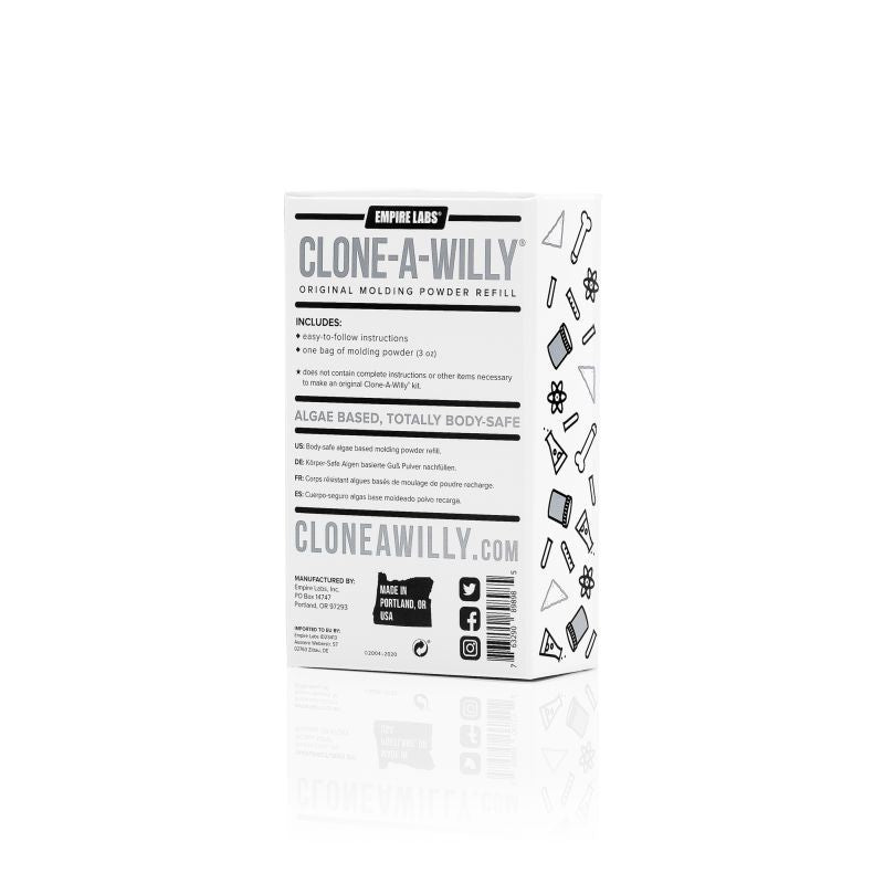 Clone A Willy Kit Molding Powder Refill 3 Ounce Box > Realistic Dildos and Vibes > Mould your own kits