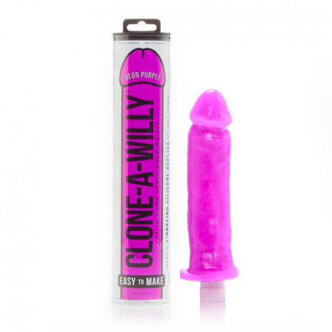 Clone A Willy Neon Purple Silicone Vibrator > Realistic Dildos and Vibes > Mould your own kits