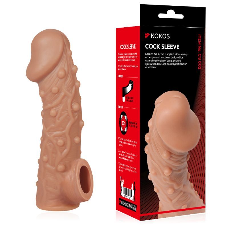 Cock Sleeve 2 Slim fit - Soft Silicone Penis Sleeve Extra 1.3" Inch > Sex Toys For Men > Penis Sleeves