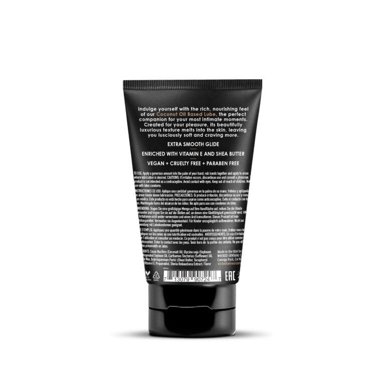 Coconut Oil Based Lubricant 4oz (120ml) – Moisturizing Personal Lubricant Secondary image