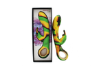 Colourful Camo Dini Vibrator Green with Heating Feature and Ergonomic Design > Sex Toys For Ladies > G-Spot Vibrators