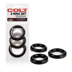 Colt 3 Ring Set – Pliable Rubber Rings in Three Sizes for Erection Stamina and Comfort > Cock Ring > Sets