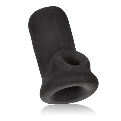 Colt Slammer Black PureSkin Penis Extender Sleeve with Supportive Scrotum Strap SLEEVES