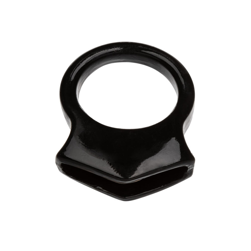 Colt Snug Grip Black Stretchy Enhancer Ring with Scrotum Support COCK RINGS