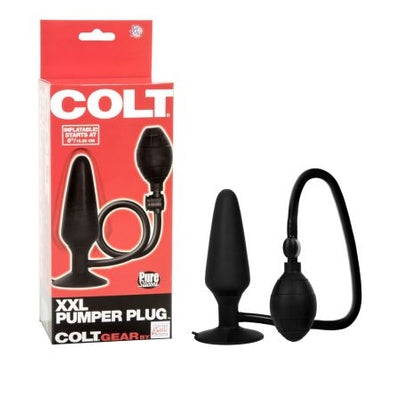 Colt XXL Pumper Plug – Inflatable Silicone Anal Plug with Squeeze Bulb and Quick Release Valve > Anal Range > Tunnel and Stretchers Main image