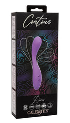 Contour Demi Purple Flexible Liquid Silicone Massager with 10 Vibration Functions and Waterproof Design > Vibrators > Standard Vibrators