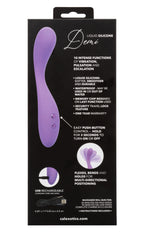 Contour Demi Purple Flexible Liquid Silicone Massager with 10 Vibration Functions and Waterproof Design > Vibrators > Standard Vibrators