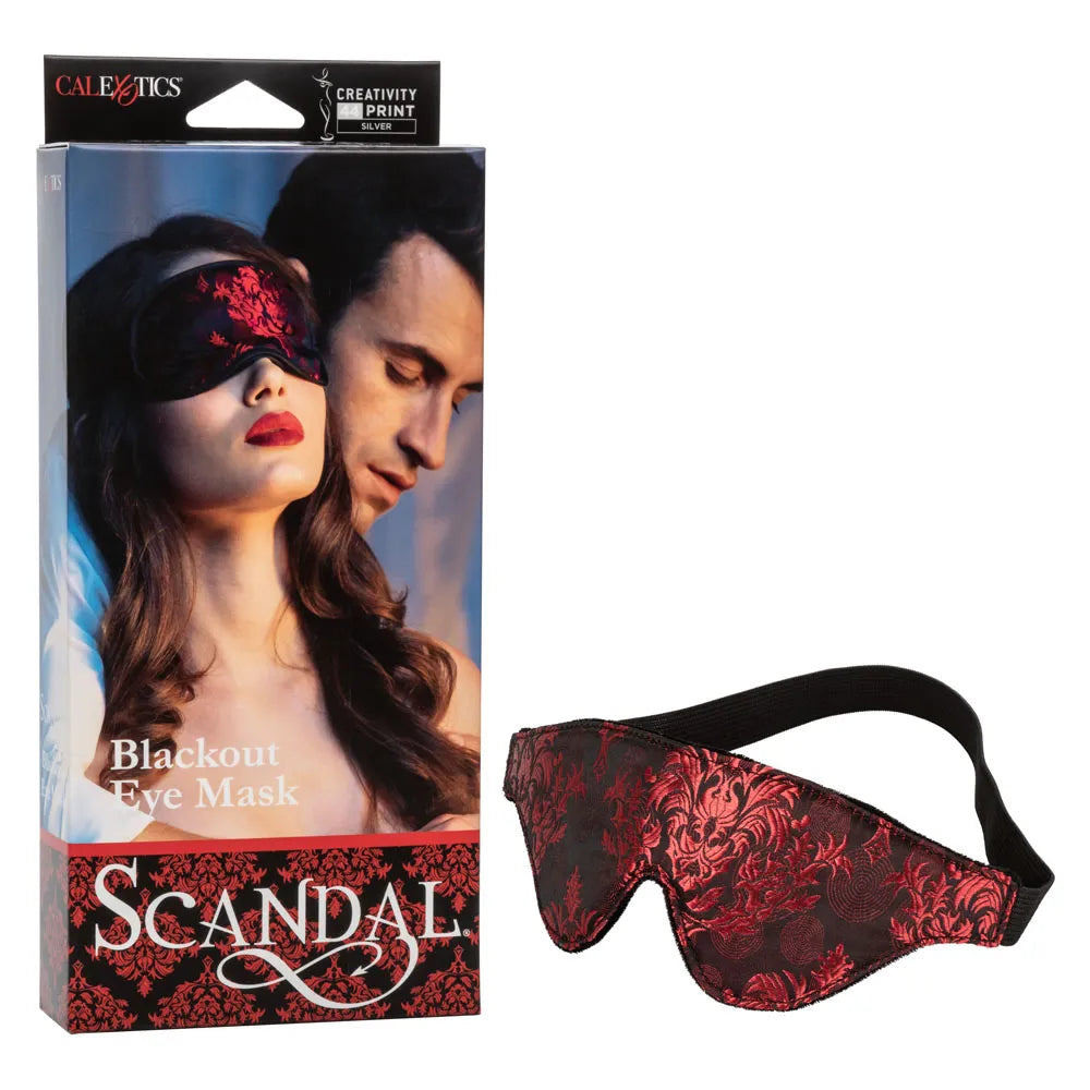 Scandal Blackout – Designer Brocade Blindfold Eye Mask > Bondage Gear > Blindfolds