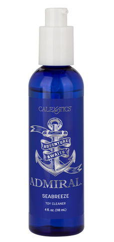 Admiral Seabreeze Toy Cleaner Blue Bottle 4 fl. oz with Pump Spray Default Title > Essentials > Toy Cleaners