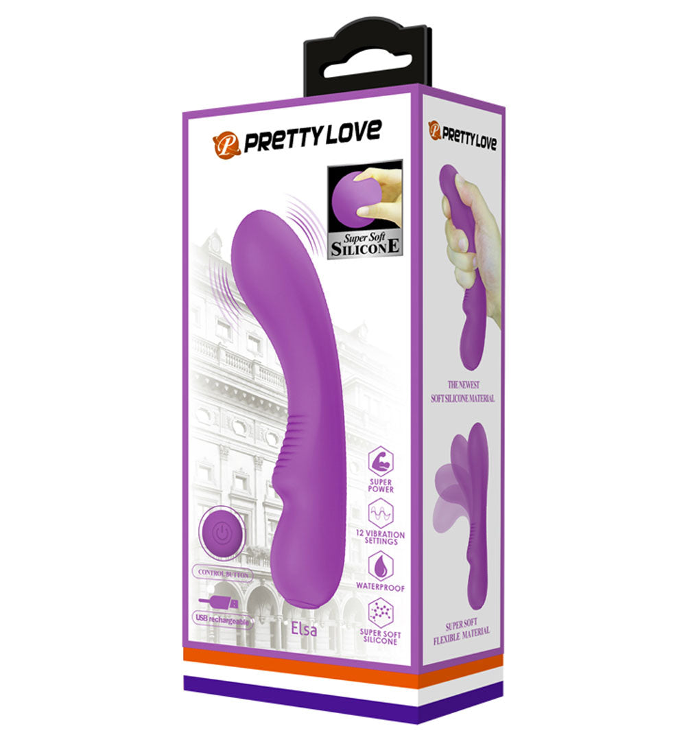 Elsa – Rechargeable Vibrator with 12 Vibration Functions, Smart Memory, and Soft Silicone Material > Vibrators > Standard Vibrators