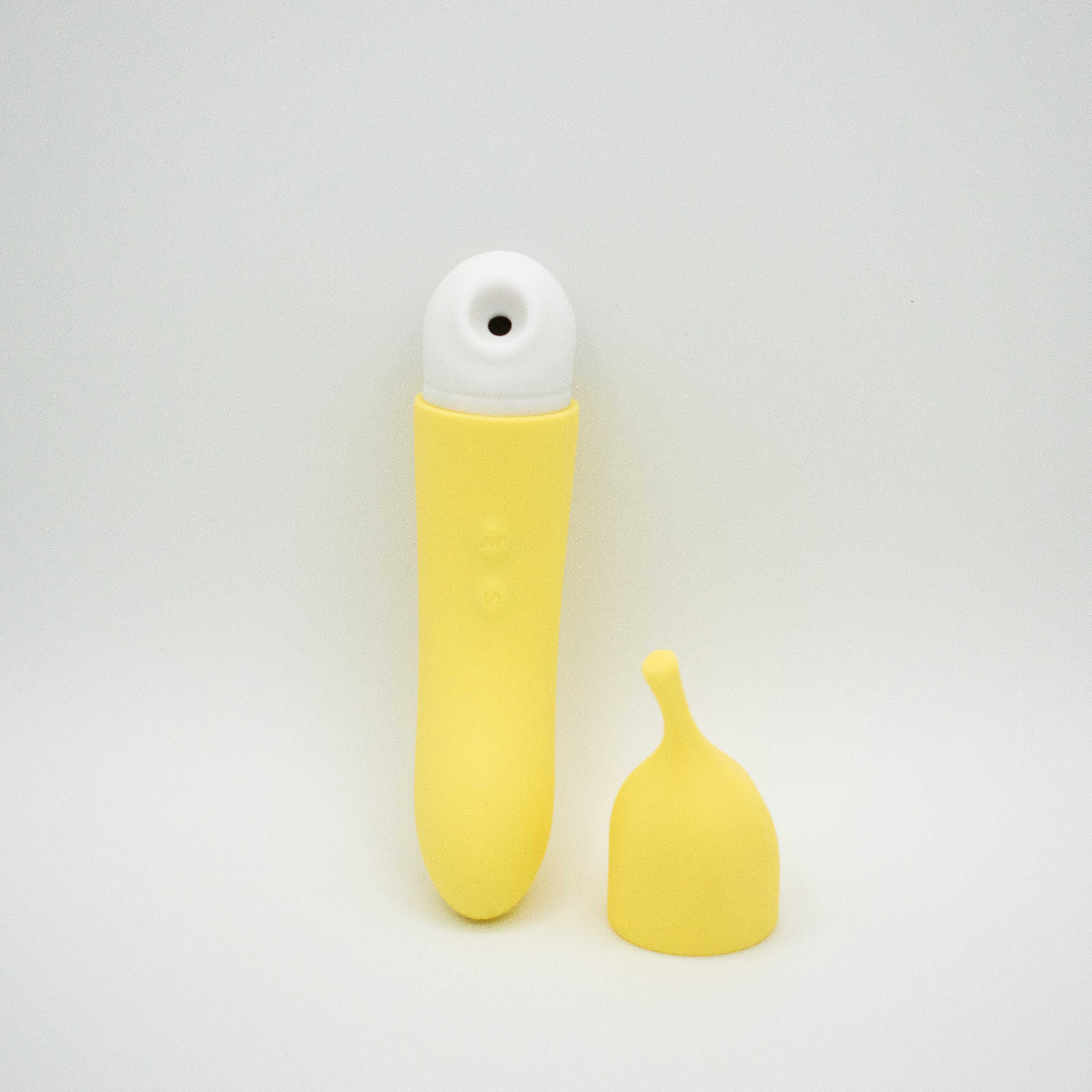 Banana Cream Yellow – G-Spot and Air Pulse Vibrator > Sex Toys For Ladies > Air Pulsation
