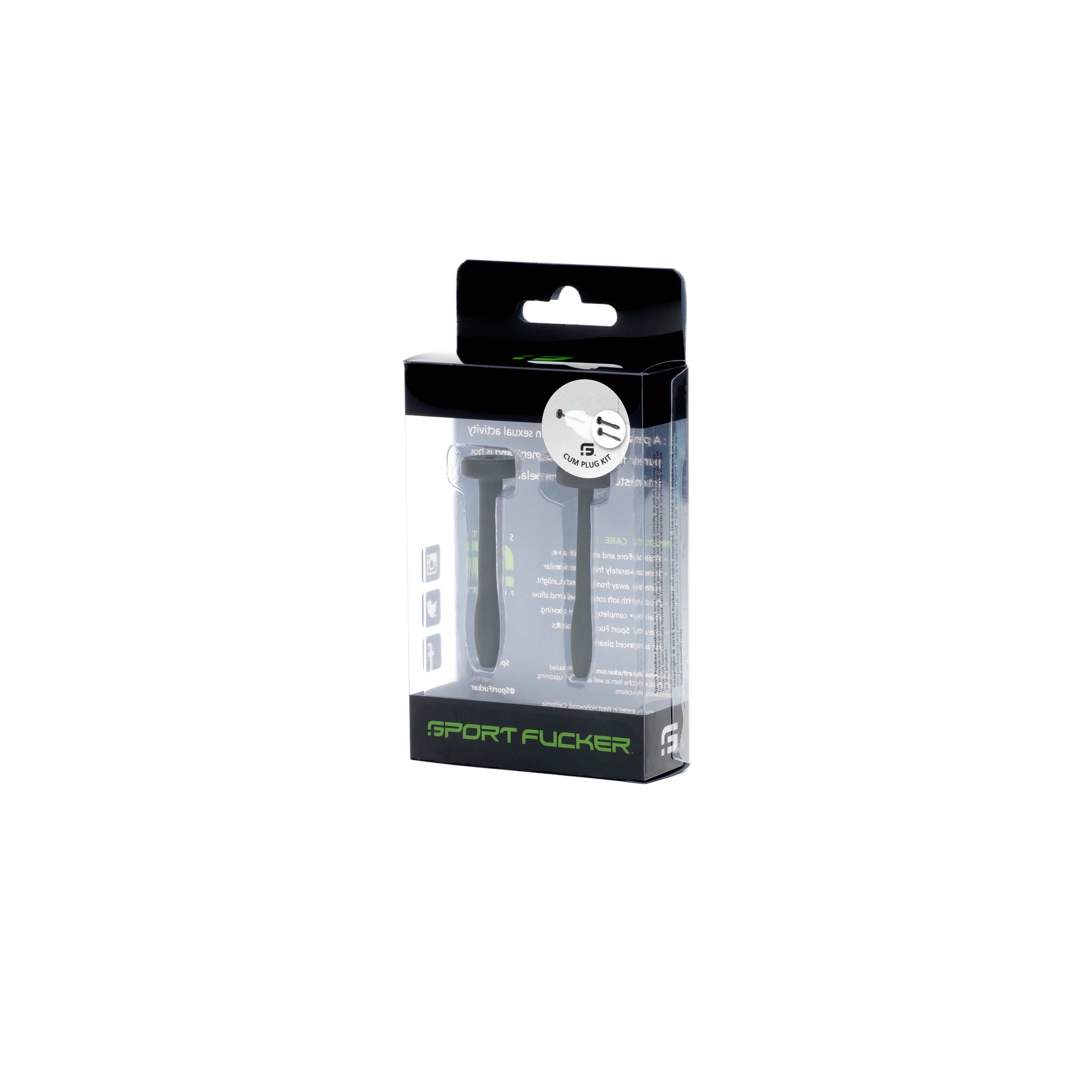 Sport Fucker Cum Plug Kit Black – Penis Sounding and Intimacy Play Set Black > Sex Toys For Men > Sounding Rods