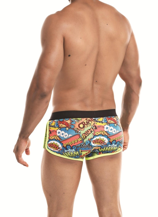 Cut For Men Athletic Trunk Cartoon Medium Colorful Print Mens Trunks