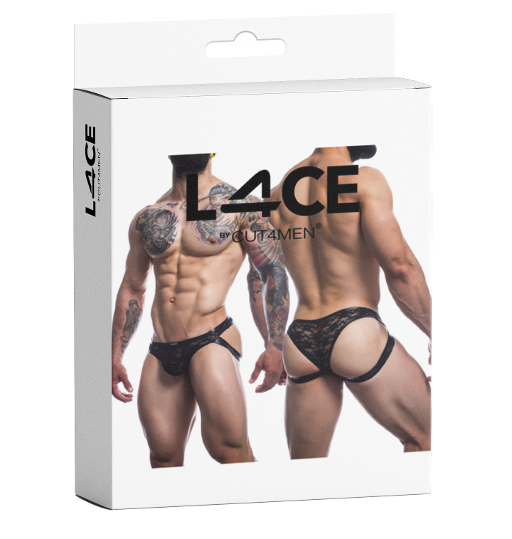 Cut For Men L4CE Jockstrap Capri Black Medium Jockstraps