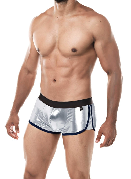 Cut for Men Athletic Trunk Boxer Silver Large Mens Trunks