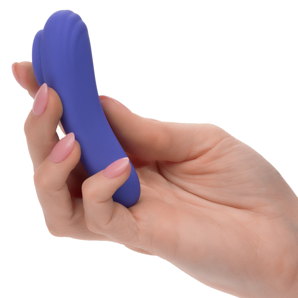 CalExotics Connect™ Panty Teaser App-Based Pleasure Device in Purple Silicone with 9 Vibration Functions and Waterproof Design Panty Vibrators