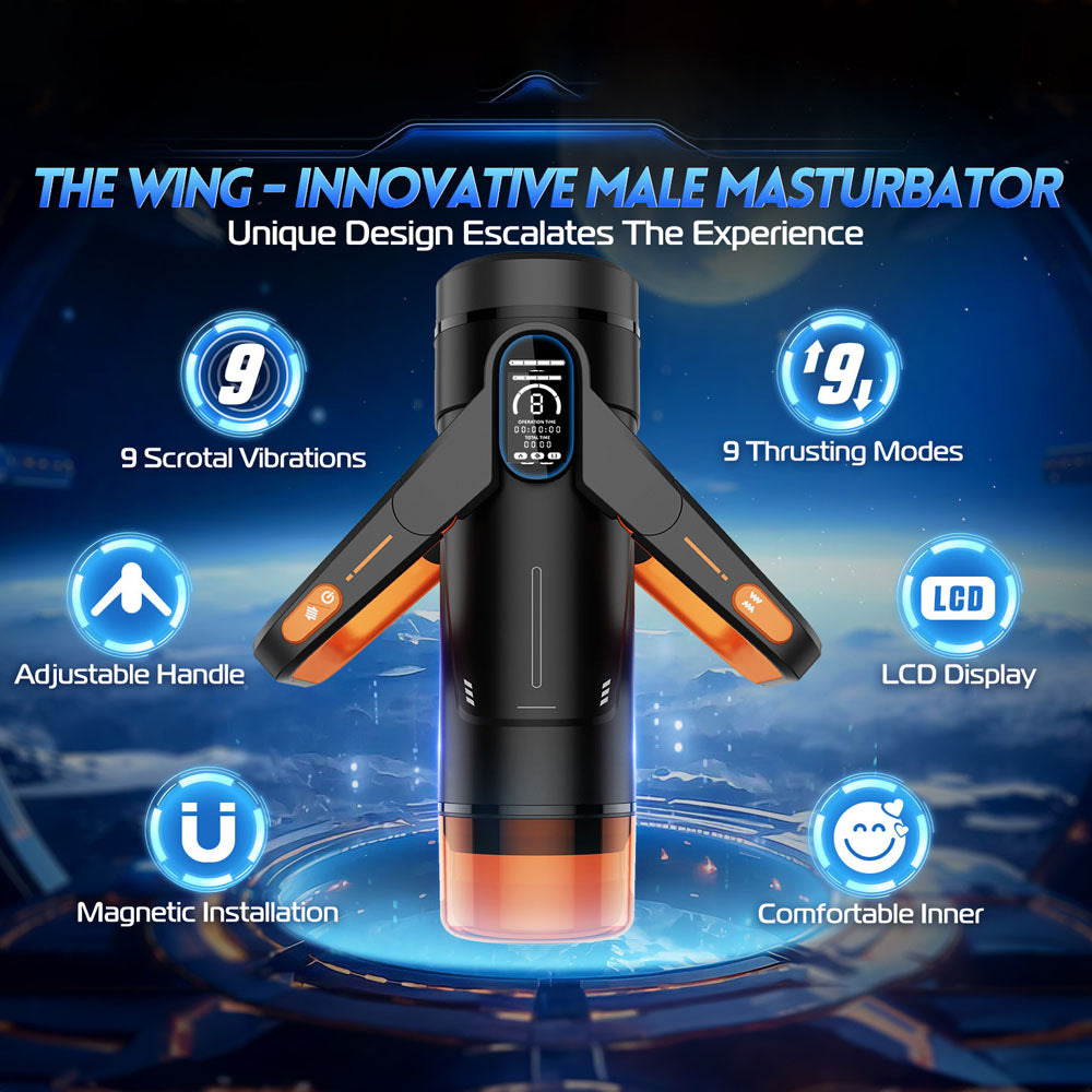 CyberSkin The Wing 29cm Thrusting Auto Masturbator with Heater > Sex Toys For Men > Masturbators Premium