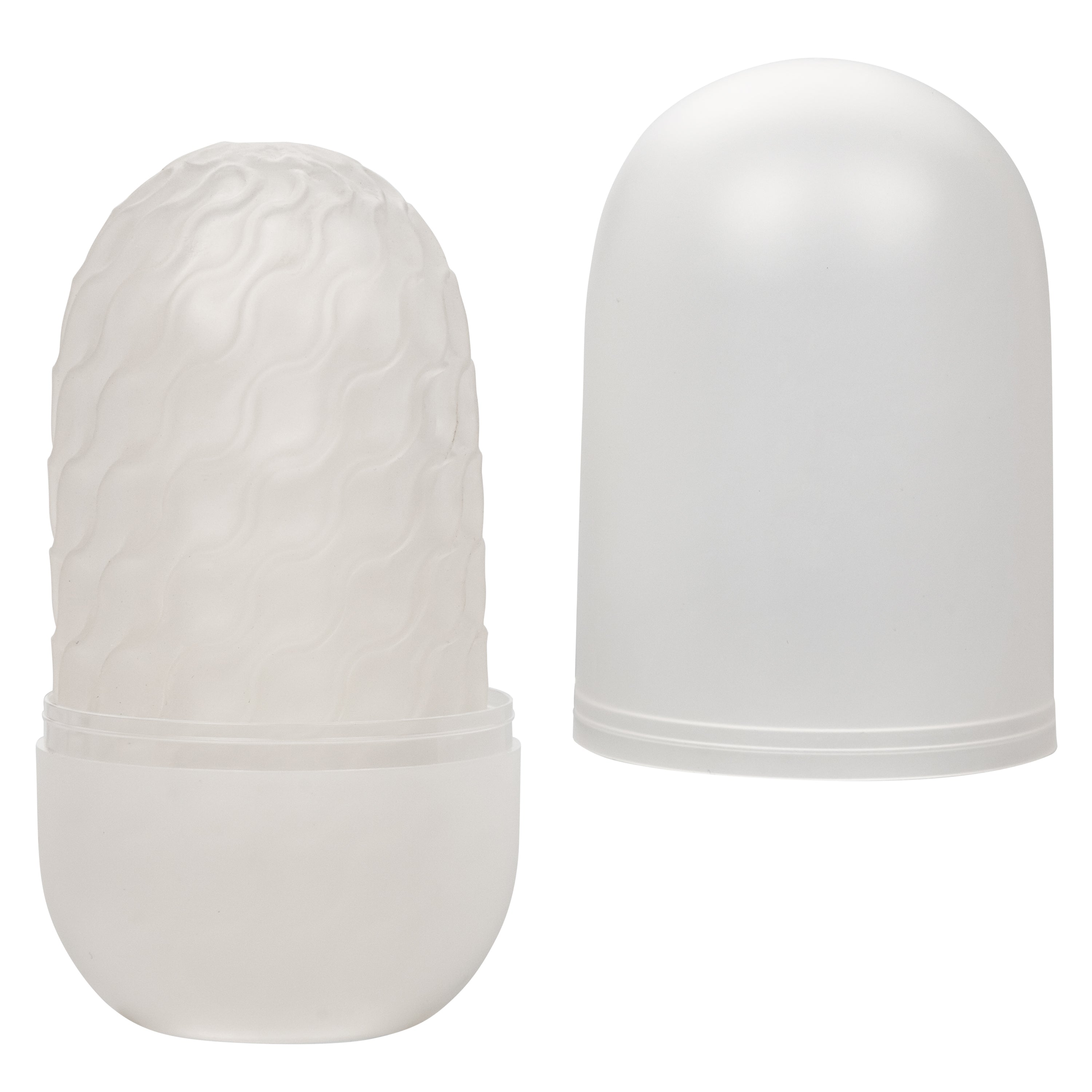 Boundless Reversible Nubby Stroker 4.5 Inch Dual-Texture Clear Compact Male Masturbator Default Title Strokers - Manual