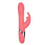 Enchanted Exciter Pink Silicone Waterproof Vibrator with 4 Shaft Rotation, 4 Thrusting Functions > Vibrators > Ladies > Rabbit