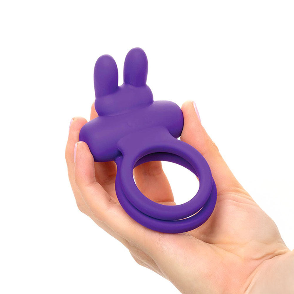 Adam & Eve Rockin' Rabbit – USB Rechargeable Silicone Cock and Balls Ring > Sex Toys > Couples Toys