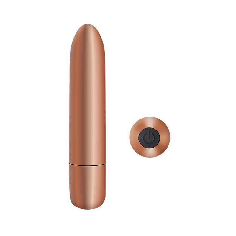 Adam & Eve Copper Cutie – USB Rechargeable 10 cm Bullet Vibrator > Sex Toys For Ladies > Clitoral Vibrators and Stimulators Main image