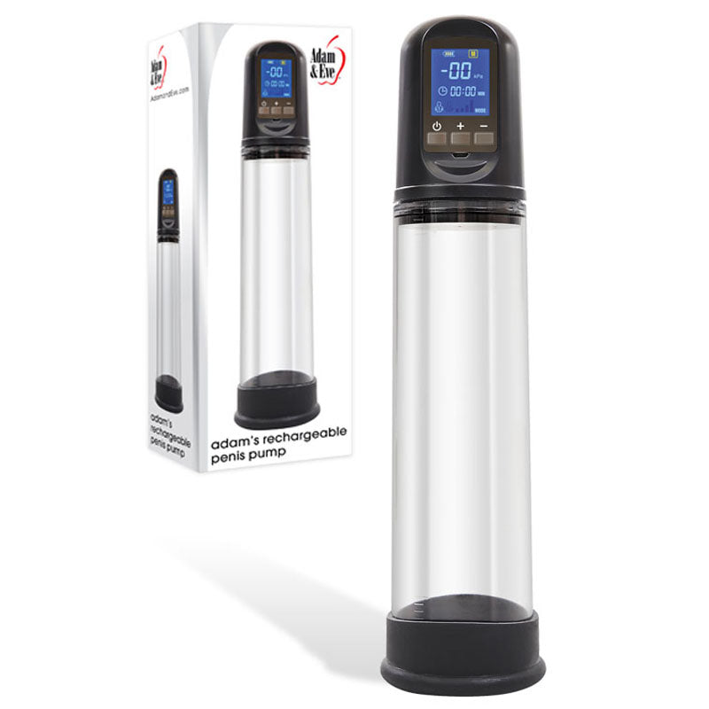 Adam & Eve Rechargeable USB Powered Penis Pump Clear > Pumps > Penis Pumps Electric