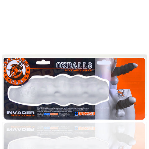 Invader Cocksheath for Girth Cool Ice 6.5 Inch > Sex Toys For Men > Penis Sleeves