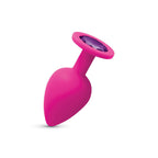Gemma Silicone Jewel Butt Plug – Vibrant Tapered Butt Plug