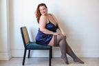 Kixies Sierra Grey Opaque Thigh-High Tights > Clothes > Hosiery > Stockings