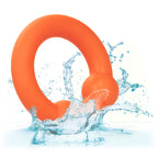 Alpha Liquid Silicone Dual Ball Ring Orange Ultra Stretchy Enhancer Ring > Cock Ring > Single