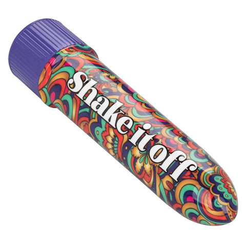 Naughty Bits Shake It Off Powerful Mini Vibrator 4.25 Inch Waterproof Colorful Design > Vibrators > Standard Vibrators