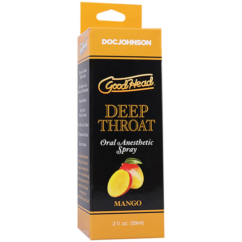 GoodHead Deep Throat Spray Mango 59ml - Flavorful Pleasure Oral Gels & Sprays