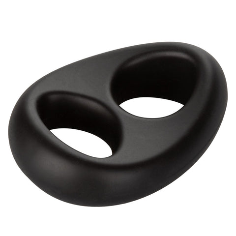 Optimum Series Rechargeable EZ Pump Kit with Ultra-Soft Dual Silicone Ring, Black and Clear Black PUMPS Male Electric