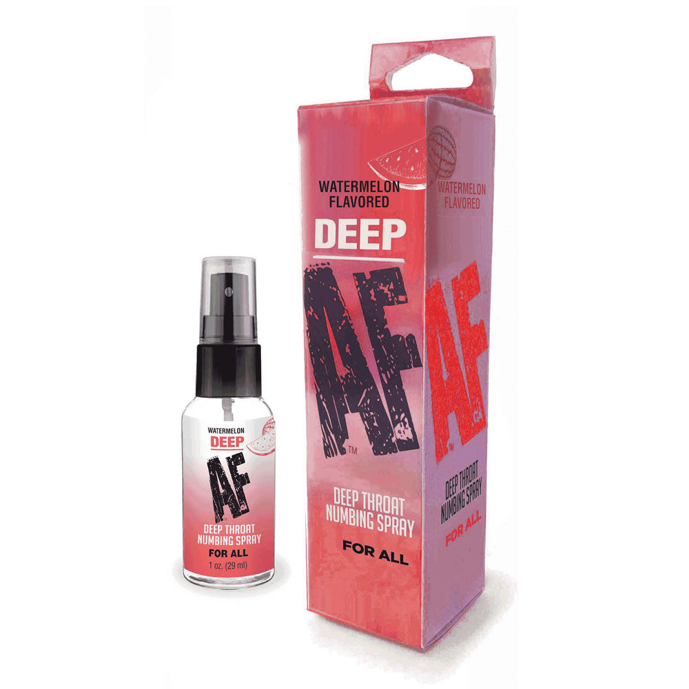 Deep AF Watermelon Flavored Numbing Throat Spray (29 ml) – Deep Throat Spray > Lube > Oral Gels & Sprays Main image