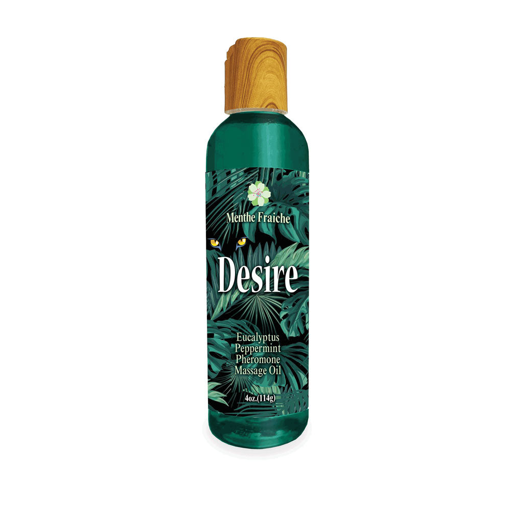Desire Pheromone Massage Oil 118ml Eucalyptus & Peppermint Scent > Essentials > Massage Oil Main image