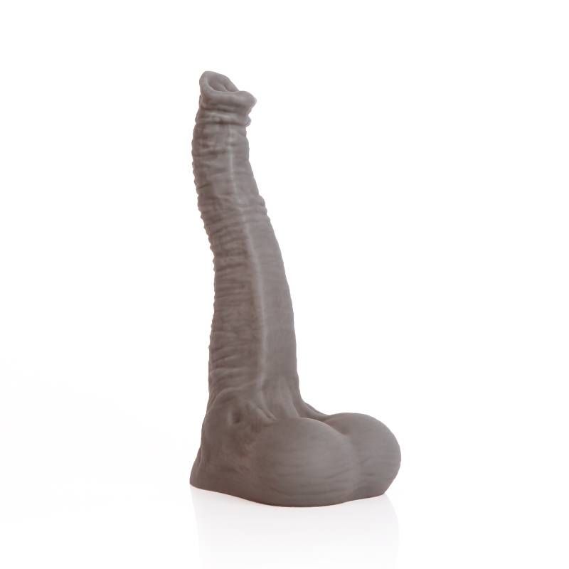 Dexter Liquid Silicone Dildo Medium 27.5cm for Pleasure Grey Medium Fantasy Dongs