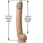 Dick Rambone Gigantic 15 Inch Dildo – Large Dildo 15 Inch Length > Dildos > Oversized Toys