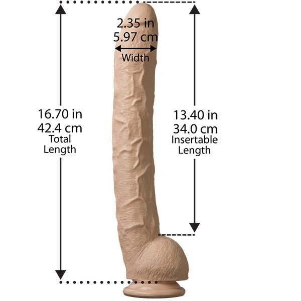Dick Rambone Gigantic 15 Inch Dildo – Large Dildo 15 Inch Length > Dildos > Oversized Toys