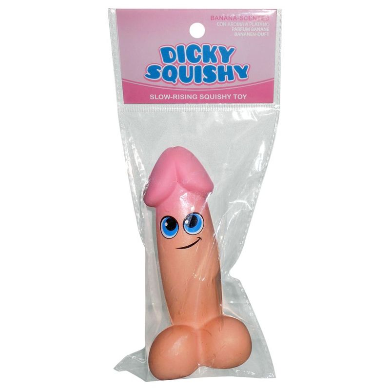 Dicky Squishy Stress Reliever Adult Fun Toy 14cm Banana Scented Secondary image