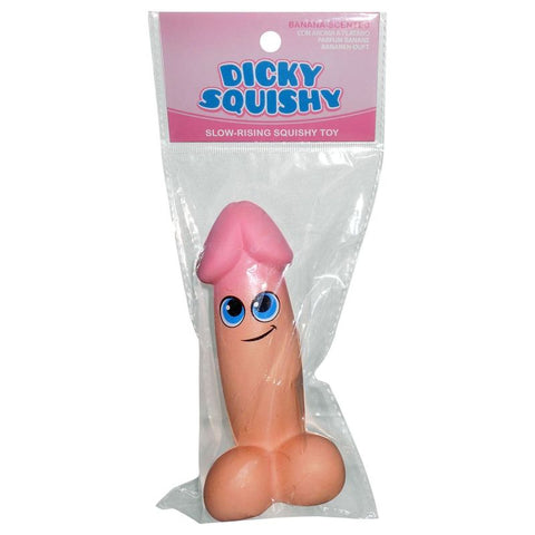 Dicky Squishy Stress Reliever Adult Fun Toy 14cm Banana Scented Gag Gifts & Novelties